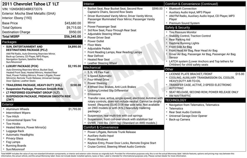 Used 2011 Chevrolet Tahoe LT image 5