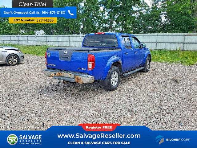 Used 2012 Nissan Frontier SV w/ SV Premium Utility Pkg AWD/4WD image 4