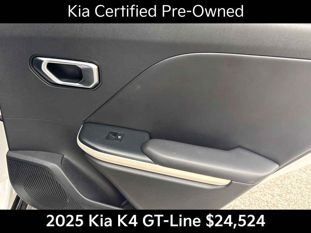 Certified 2025 Kia K4 GT-Line w/ GT-Line Sunroof Package FWD image 21