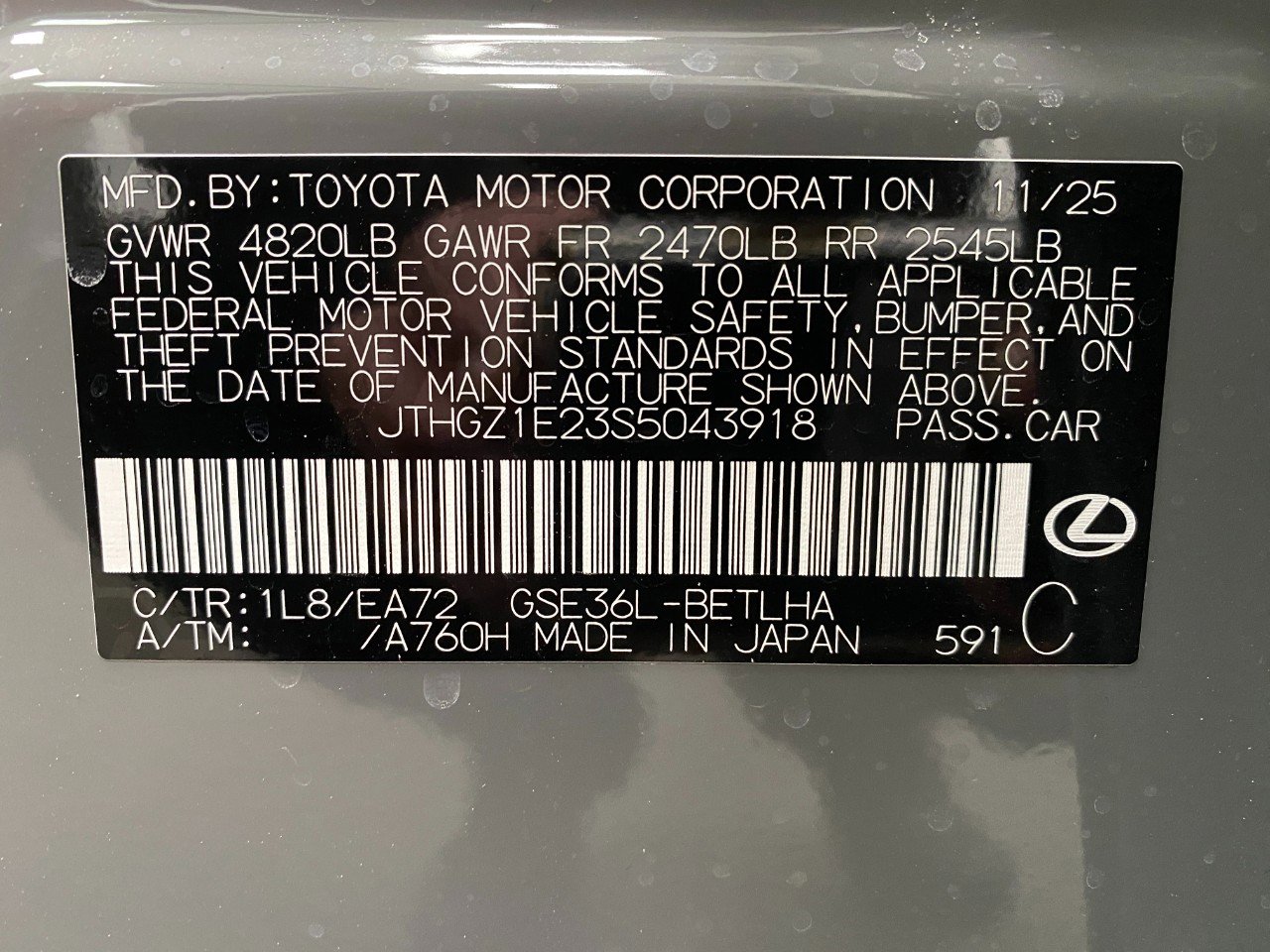 New 2025 Lexus IS 350 F Sport image 35