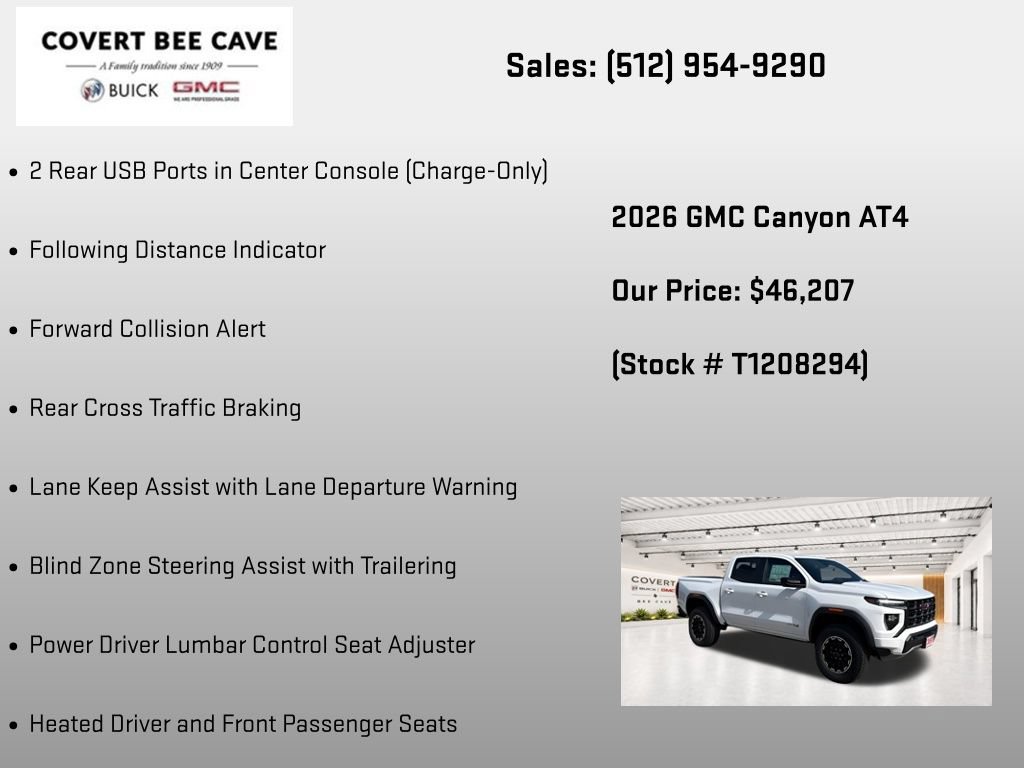 New 2026 GMC Canyon AT4 AWD/4WD image 36