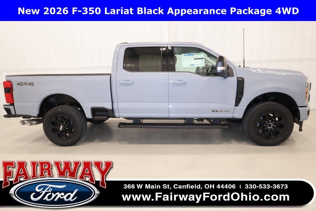 New 2026 Ford F350 Lariat w/ Black Appearance Package