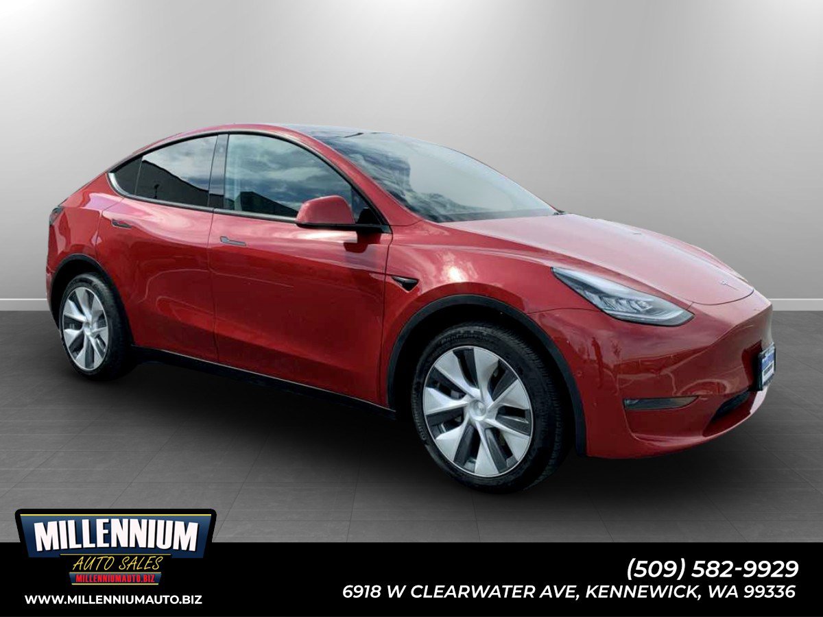 Used 2021 Tesla Model Y Long Range AWD/4WD image 1