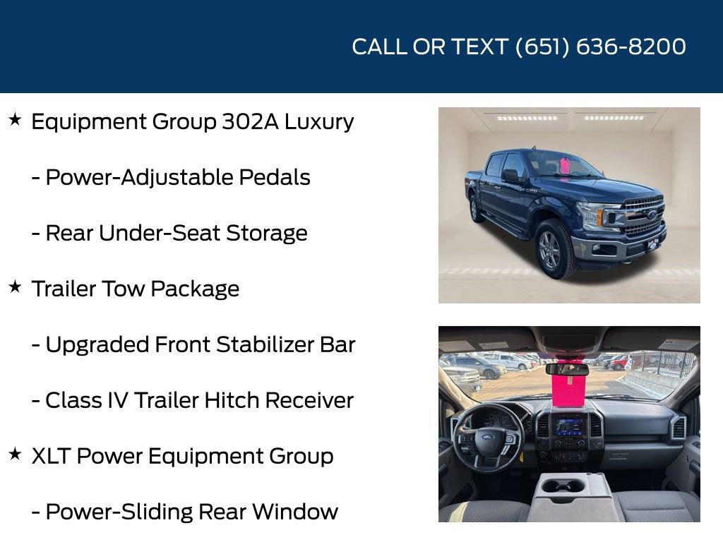 Used 2019 Ford F150 XLT w/ Equipment Group 302A Luxury image 15