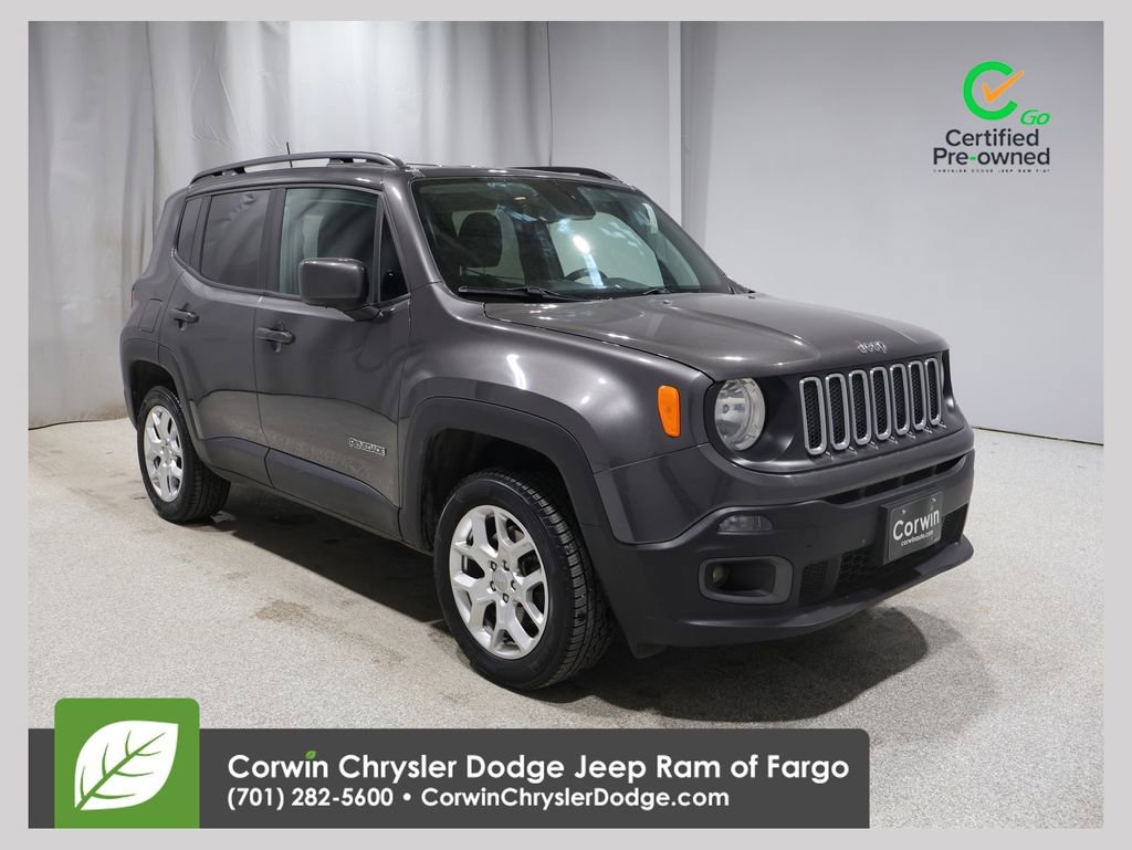 Certified 2018 Jeep Renegade Latitude w/ UConnect 8.4 Nav Group