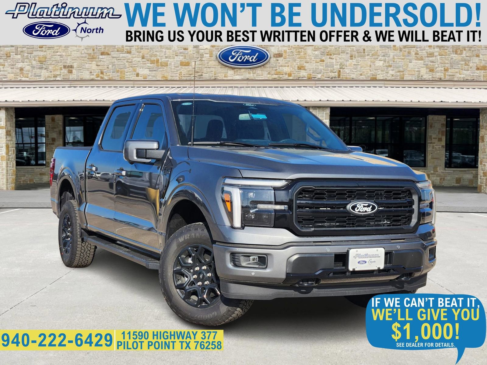 New 2025 Ford F150 Lariat w/ FX4 Off-Road Package
