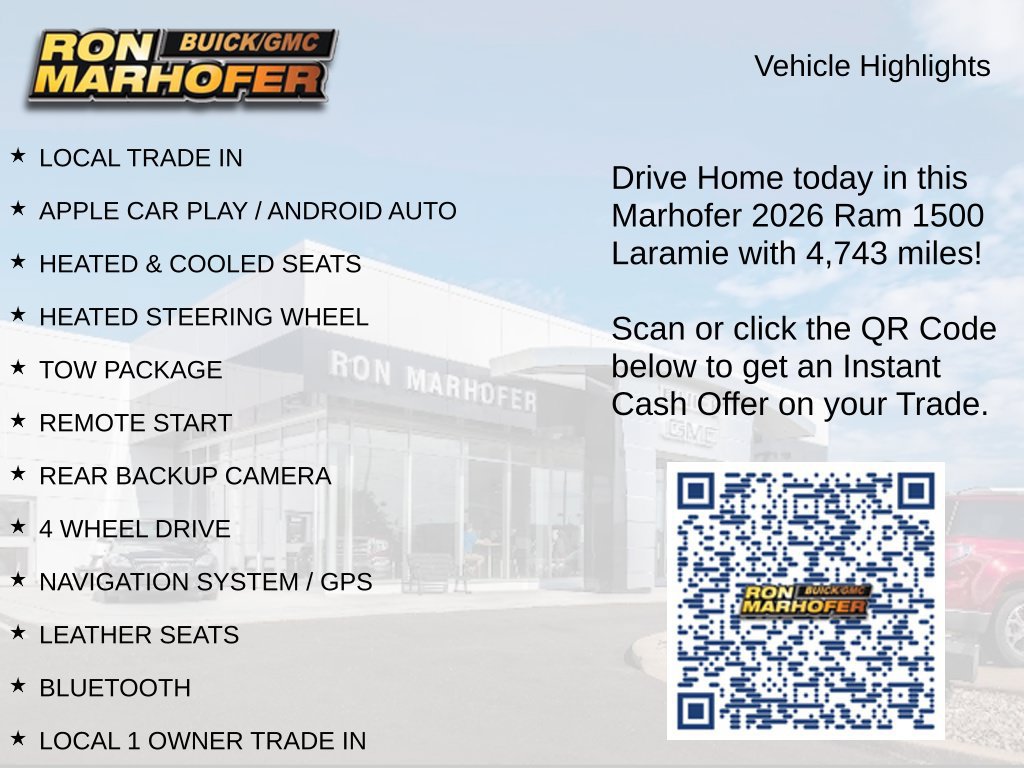 Used 2026 RAM 1500 Laramie w/ Night Edition AWD/4WD image 15