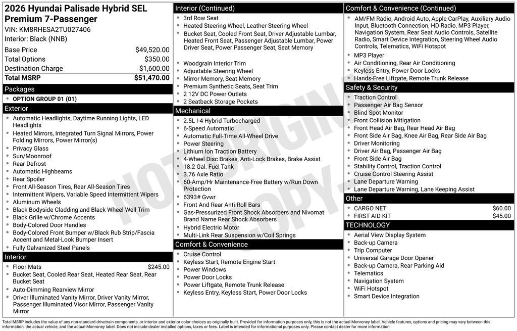 New 2026 Hyundai Palisade SEL Premium image 6