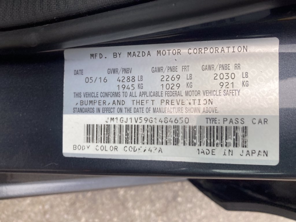 Used 2016 MAZDA MAZDA6 Touring FWD image 37