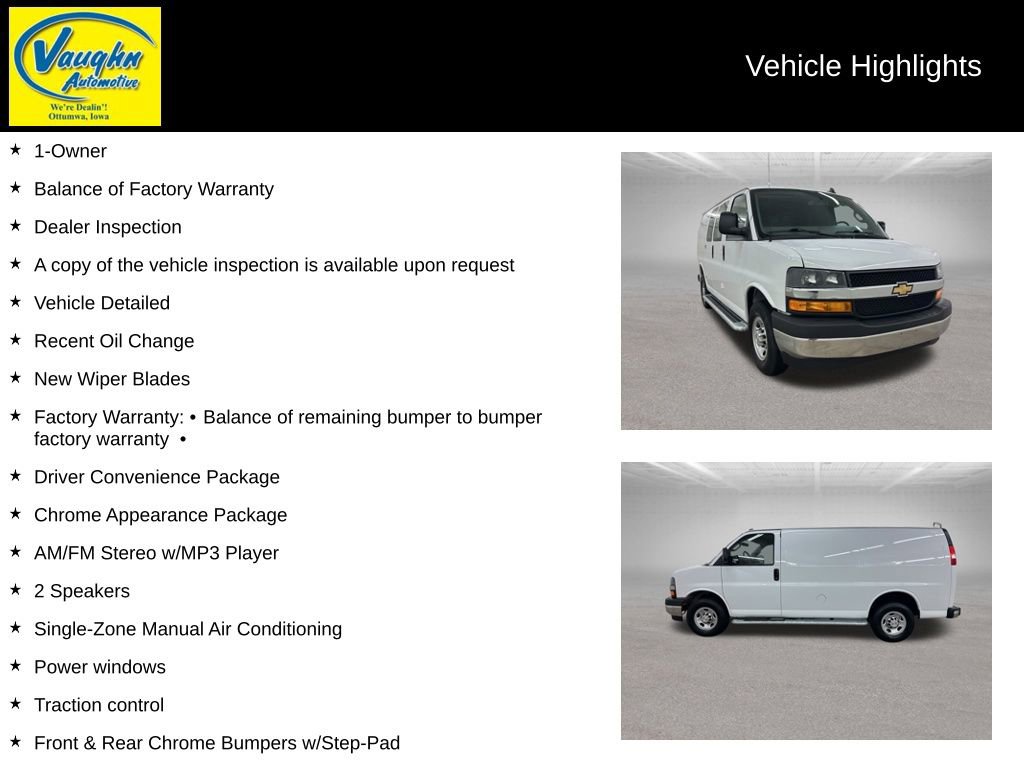 Used 2024 Chevrolet Express 2500 w/ Driver Convenience Package image 2