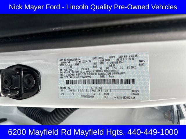 Used 2023 Ford F150 XLT w/ Equipment Group 302A High image 31