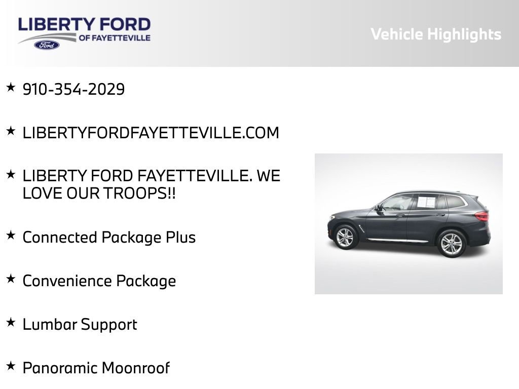 Used 2021 BMW X3 xDrive30i w/ Convenience Package AWD/4WD image 5
