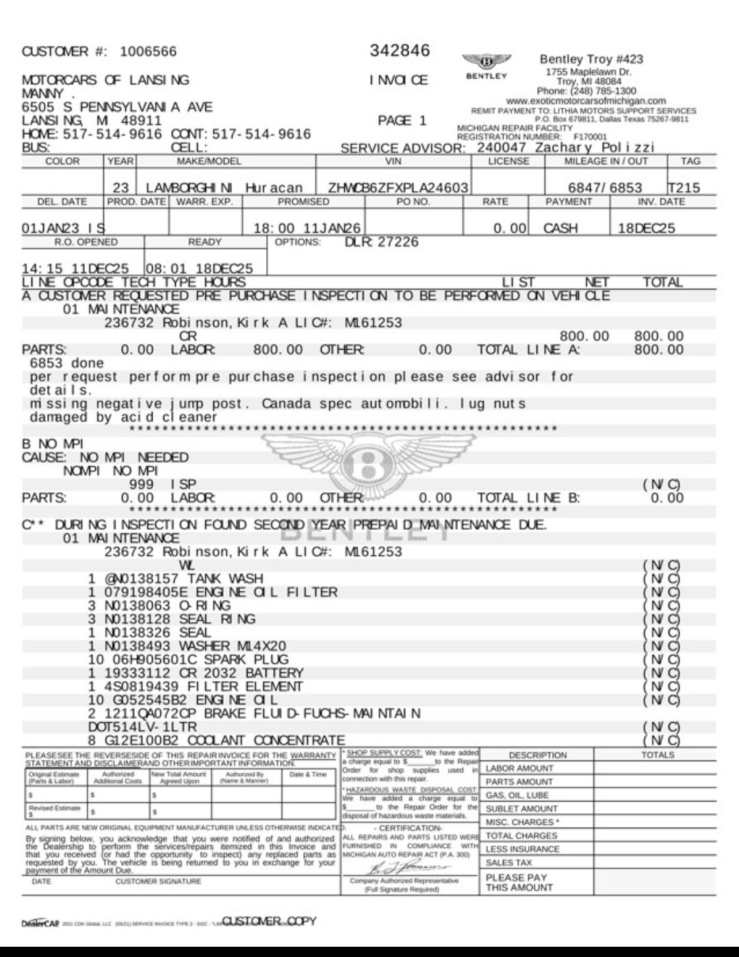 Used 2023 Lamborghini Huracan Tecnica image 45