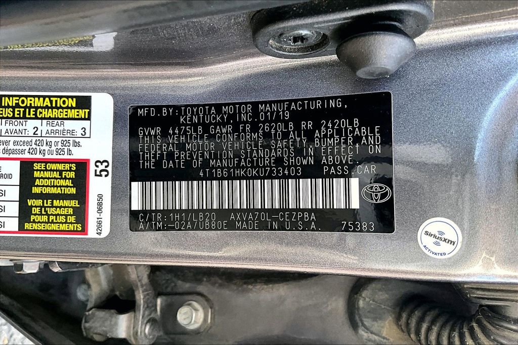 Used 2019 Toyota Camry XSE w/ Driver Assist Package FWD image 32