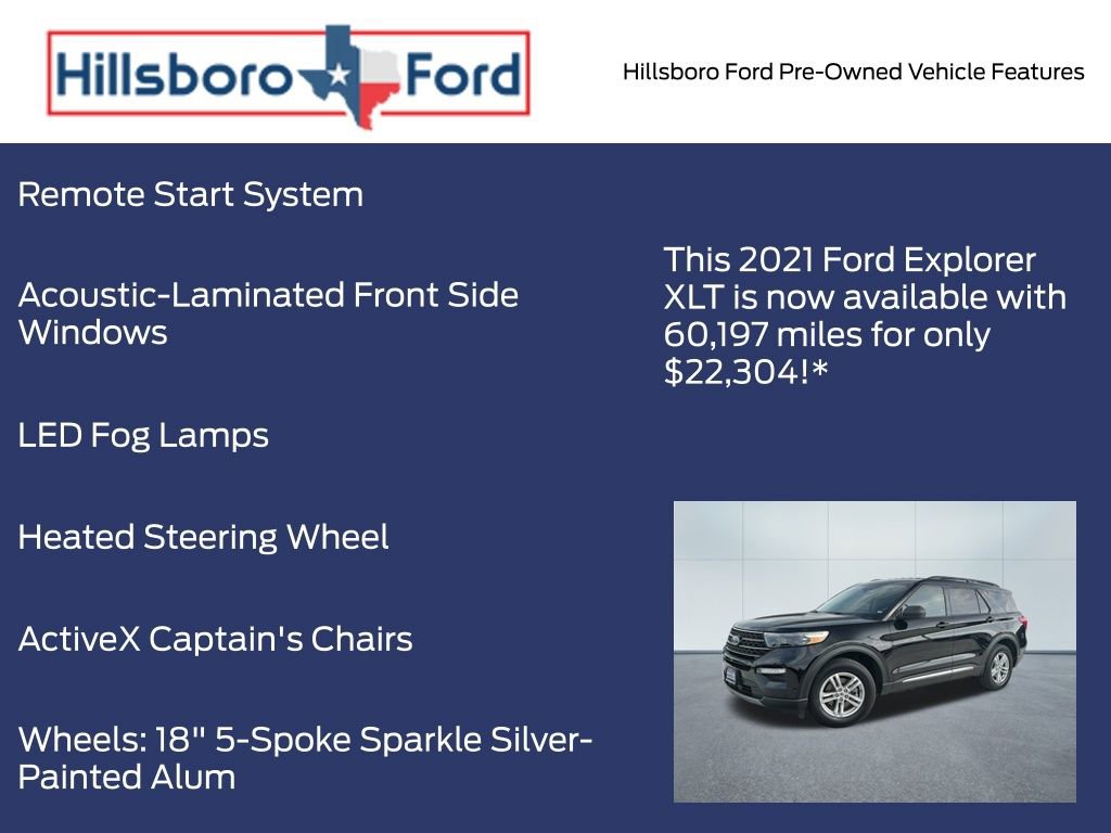 Used 2021 Ford Explorer XLT w/ Equipment Group 202A RWD image 6