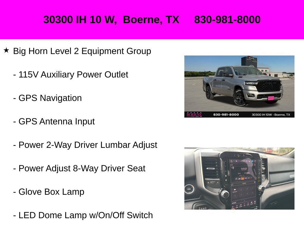 Used 2025 RAM 1500 Big Horn AWD/4WD image 30