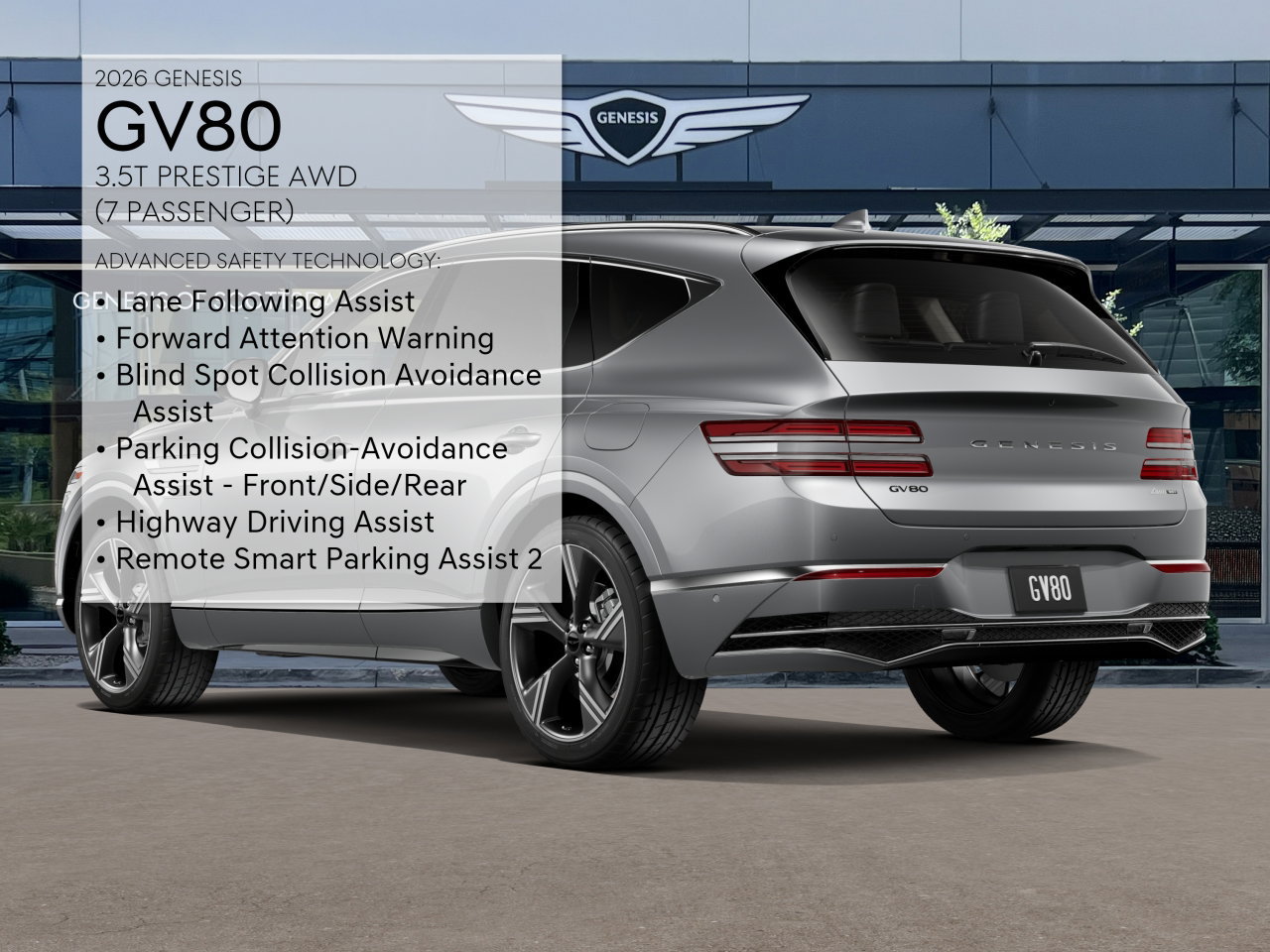 New 2026 Genesis GV80 3.5T Prestige AWD/4WD image 7