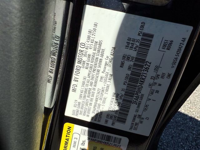 Used 2019 Ford Fusion SE w/ Equipment Group 151A image 21