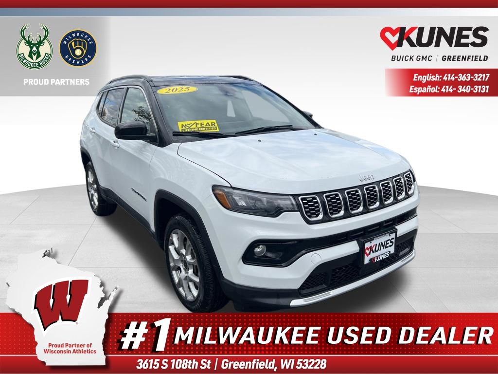 Used 2025 Jeep Compass Limited AWD/4WD image 1