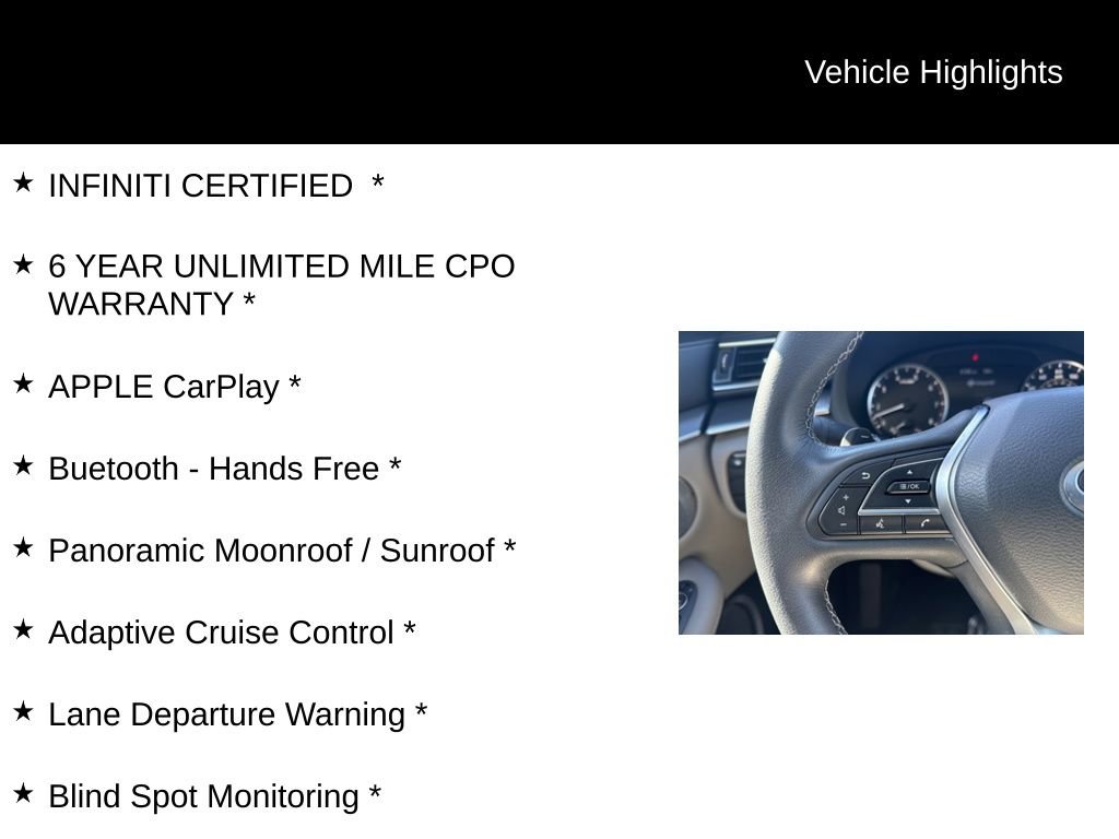 Certified 2023 INFINITI QX50 Luxe AWD/4WD image 11