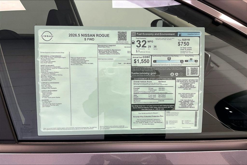 New 2026 Nissan Rogue S image 14