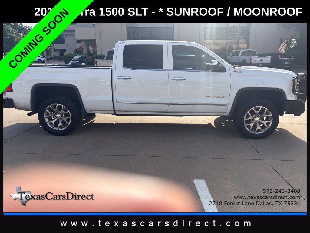 Used 2015 GMC Sierra 1500 SLT w/ SLT Crew Cab Value Package AWD/4WD image 5