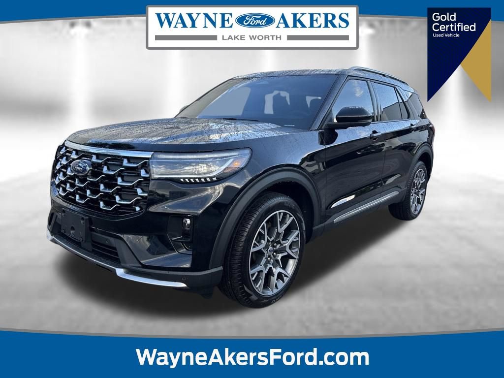 Certified 2025 Ford Explorer Platinum w/ Ultimate Package AWD/4WD 360° Tour