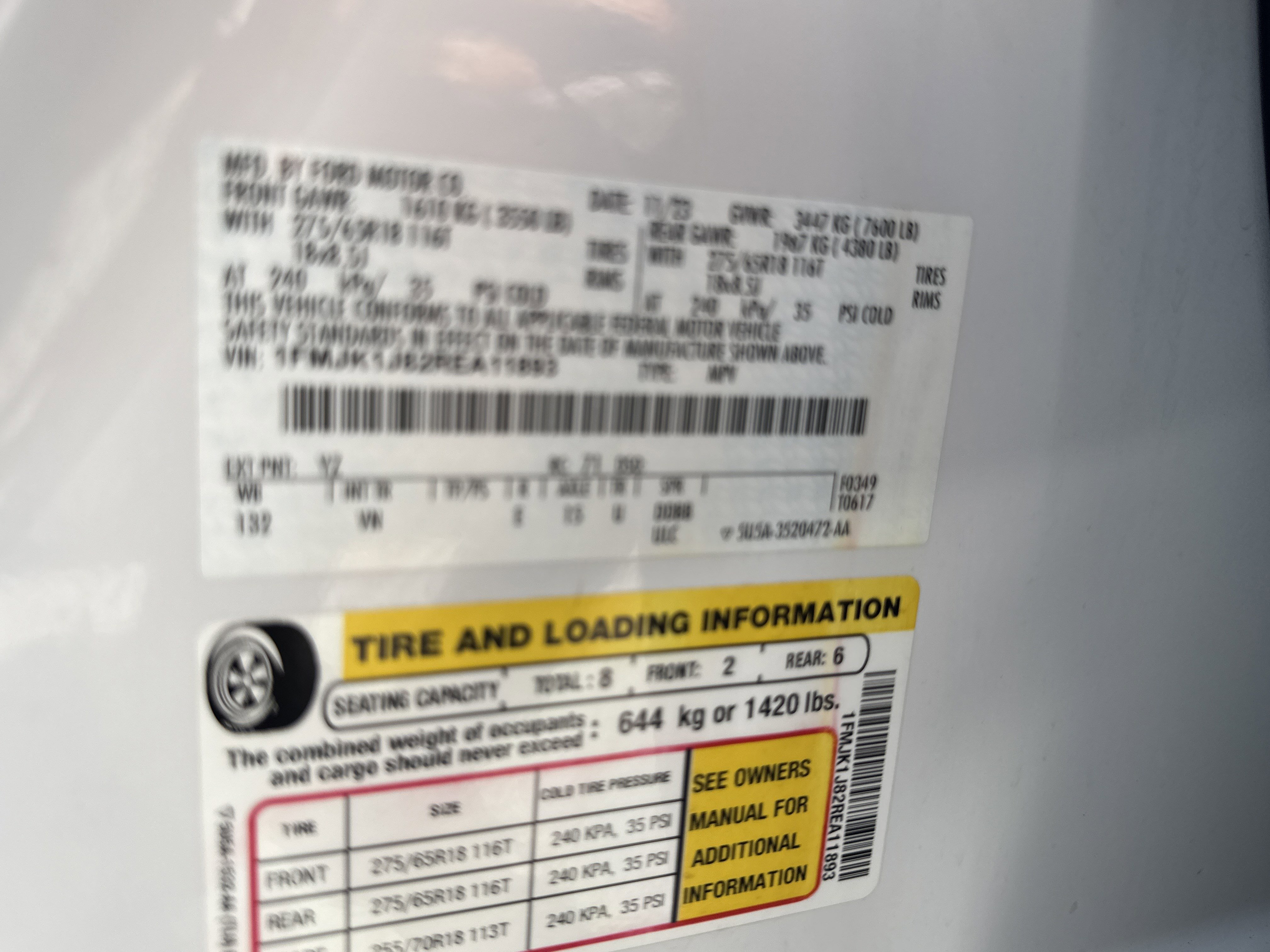 Certified 2024 Ford Expedition Max XLT AWD/4WD image 38