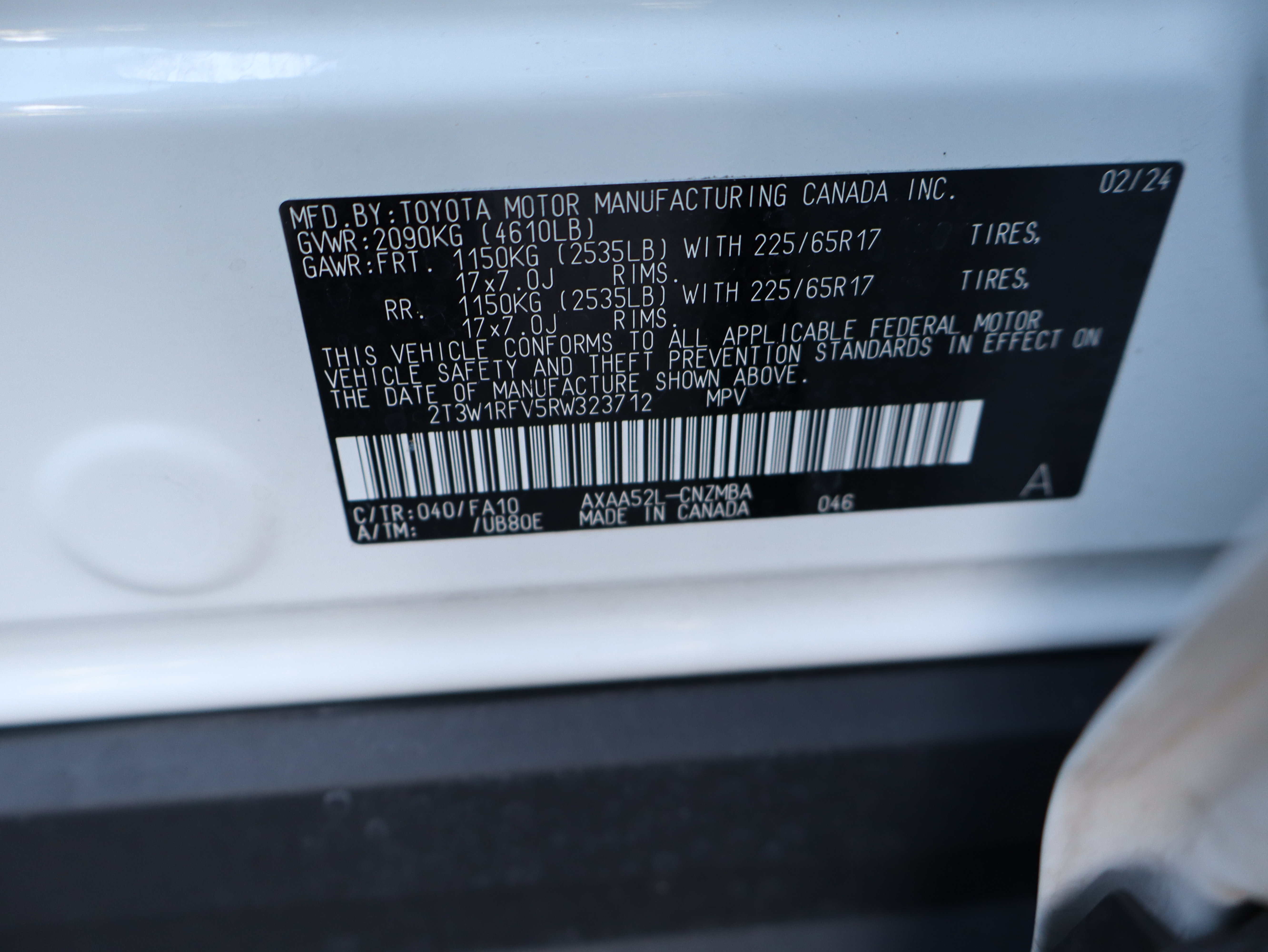 Used 2024 Toyota RAV4 XLE w/ Convenience Package FWD image 44