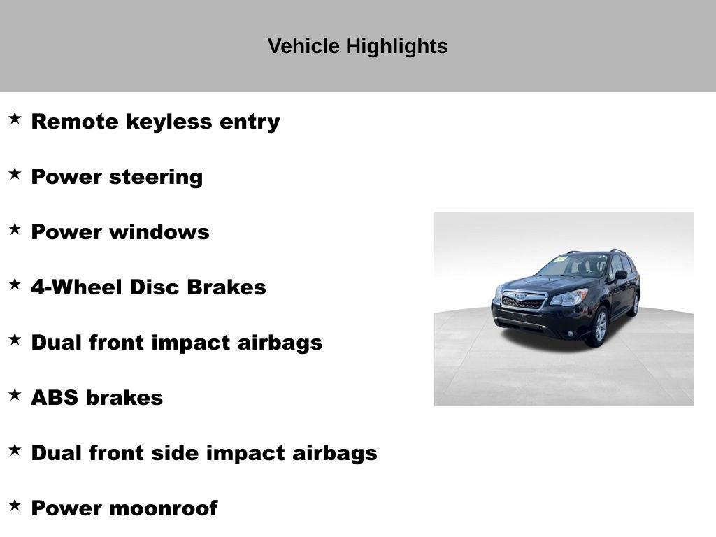 Used 2015 Subaru Forester 2.5i Limited image 27