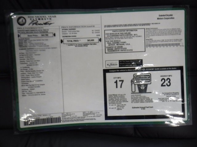 Used 2000 Plymouth Prowler image 58