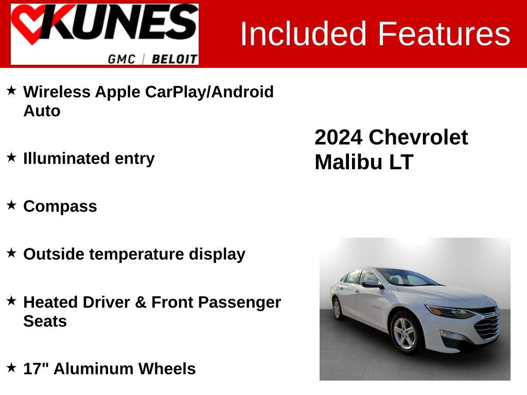 Used 2024 Chevrolet Malibu LT image 3