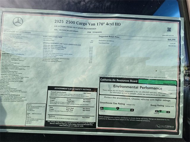 New 2025 Mercedes-Benz Sprinter 2500 image 7