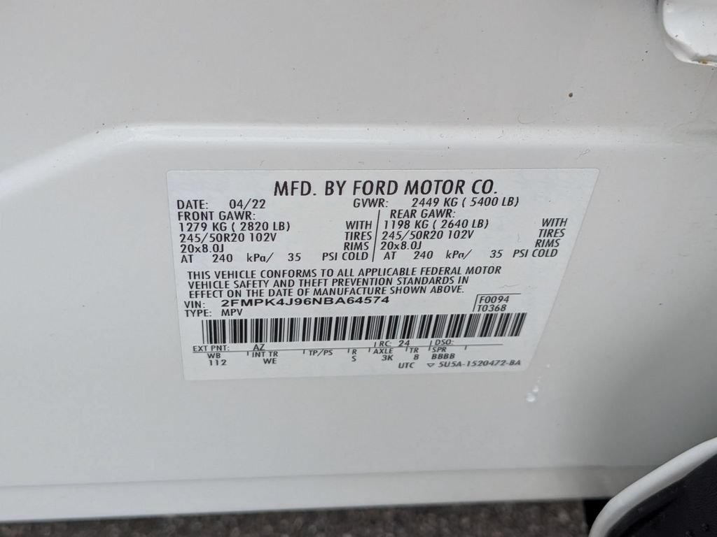 Used 2022 Ford Edge ST-Line AWD/4WD image 33