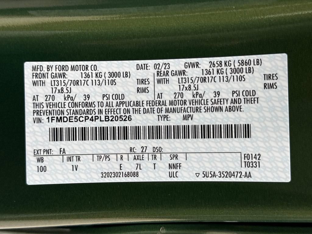 Used 2023 Ford Bronco Badlands w/ Sasquatch Package image 30