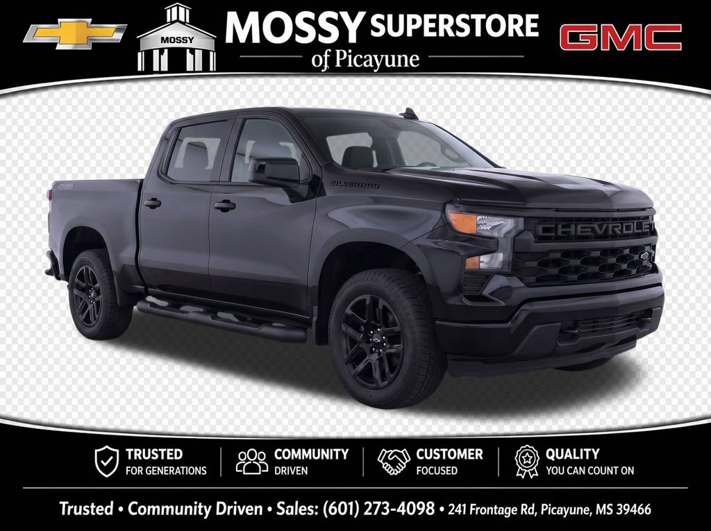 Used 2025 Chevrolet Silverado 1500 Custom w/ Turbomax Blackout Package AWD/4WD video 2