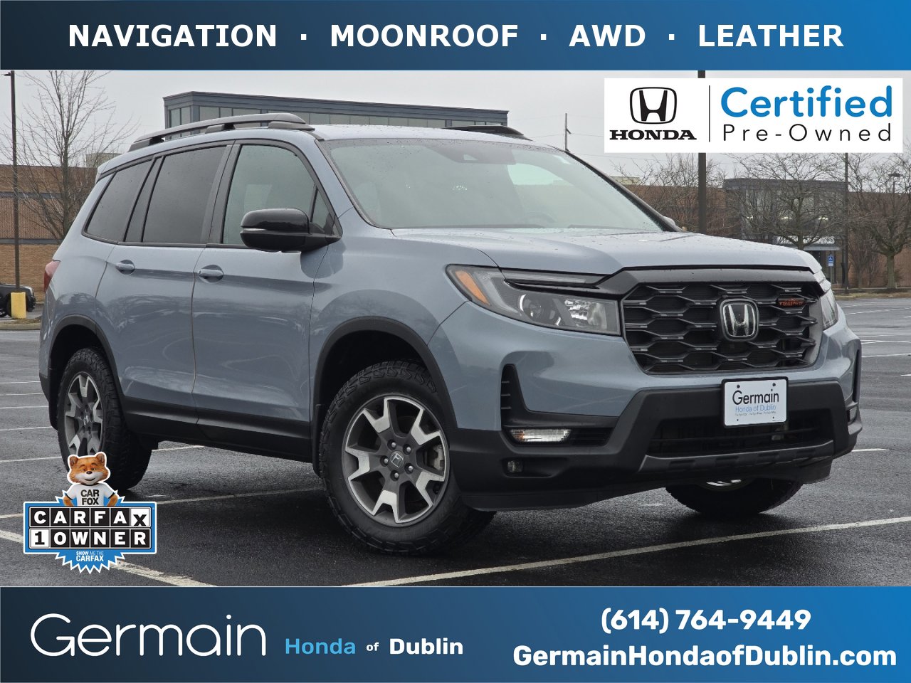 Certified 2022 Honda Passport TrailSport image 1