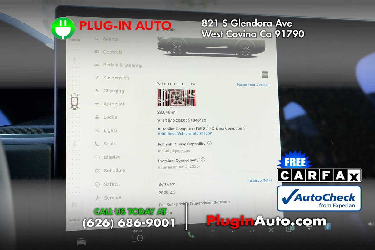 Used 2022 Tesla Model X Plaid AWD/4WD image 2
