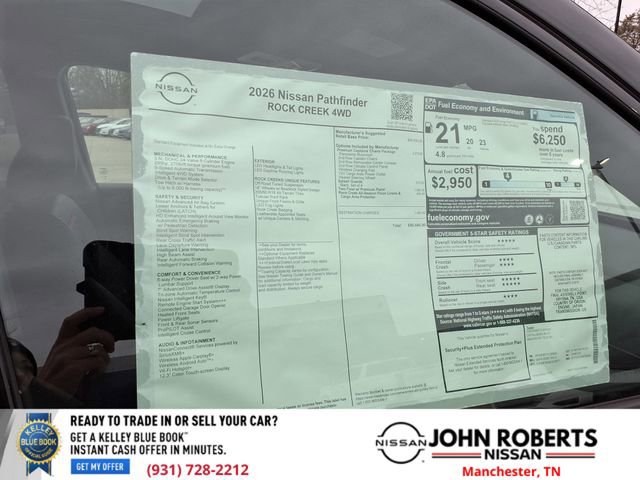 New 2026 Nissan Pathfinder Rock Creek image 20