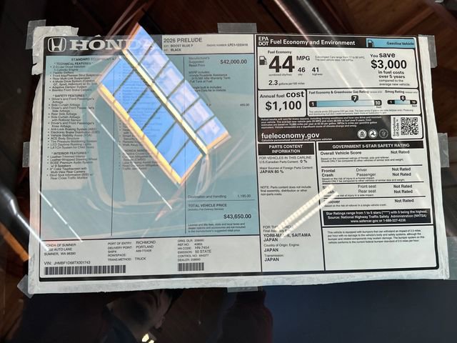 New 2026 Honda Prelude image 32