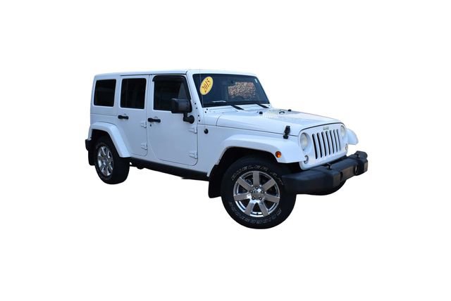 Used 2015 Jeep Wrangler Unlimited Sahara w/ Katzkin Premium Leather Group image 2