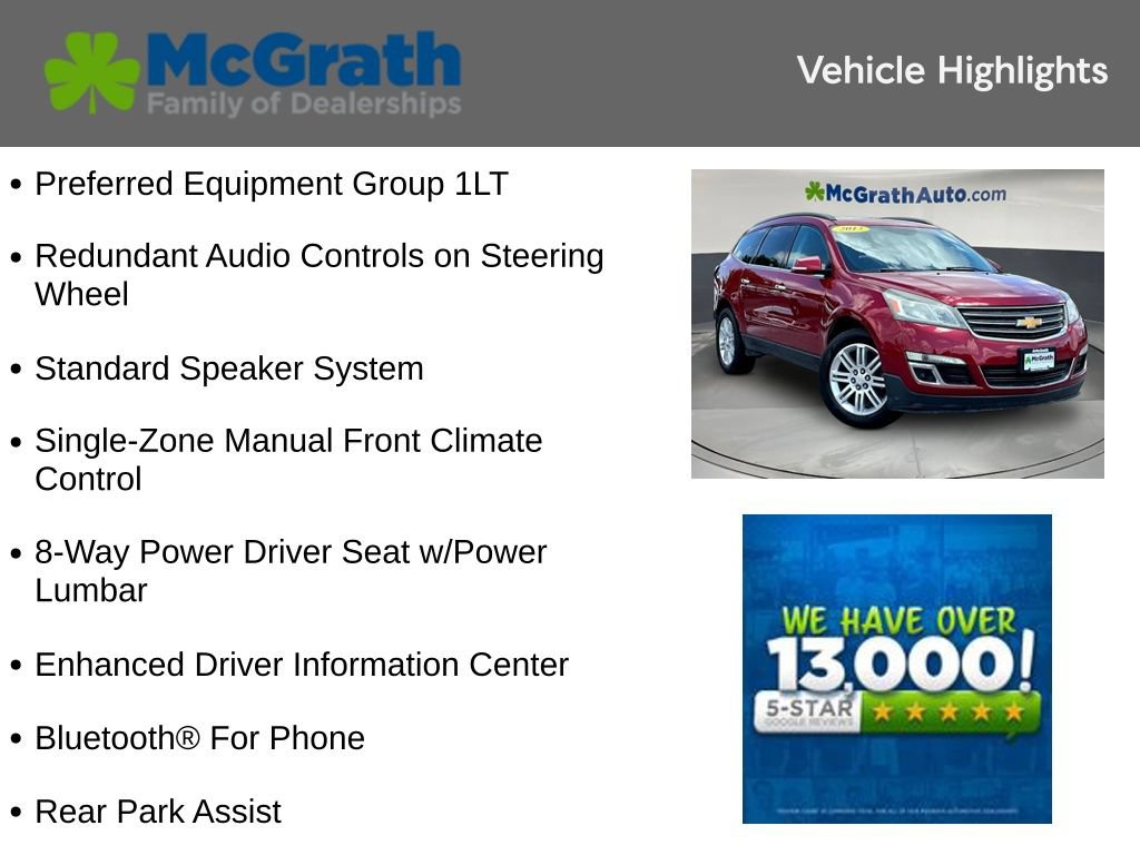 Used 2013 Chevrolet Traverse LT w/ All-Star Edition FWD image 5