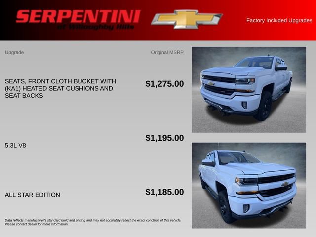 Used 2018 Chevrolet Silverado 1500 LT w/ All Star Edition AWD/4WD image 4