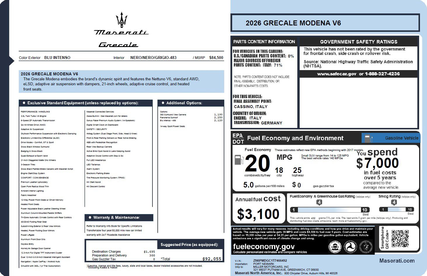 New 2026 Maserati Grecale Modena image 24