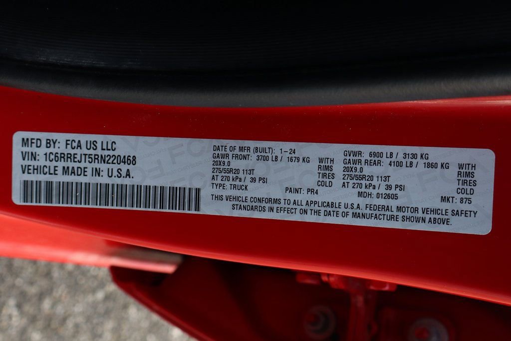 Used 2024 RAM 1500 Laramie RWD image 56