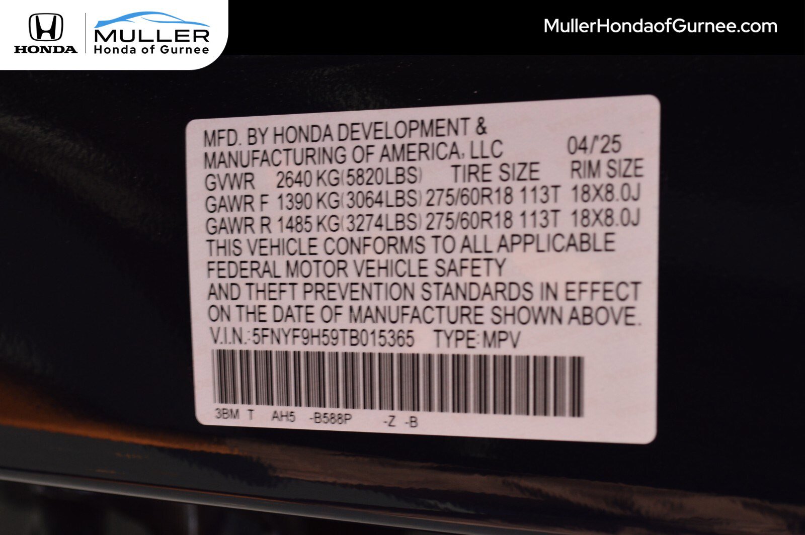 Certified 2026 Honda Passport TrailSport image 38