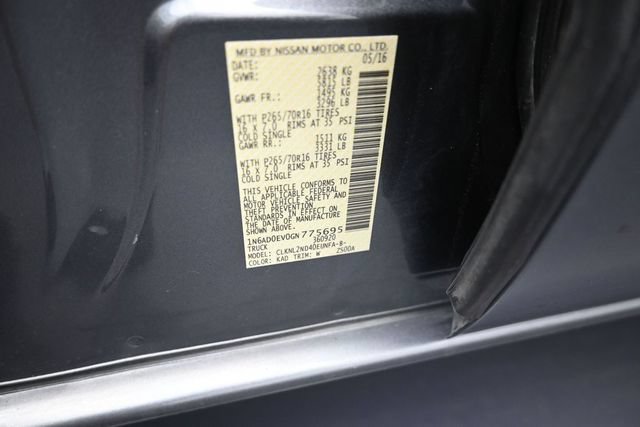 Used 2016 Nissan Frontier SV w/ SV Value Truck Package AWD/4WD image 17