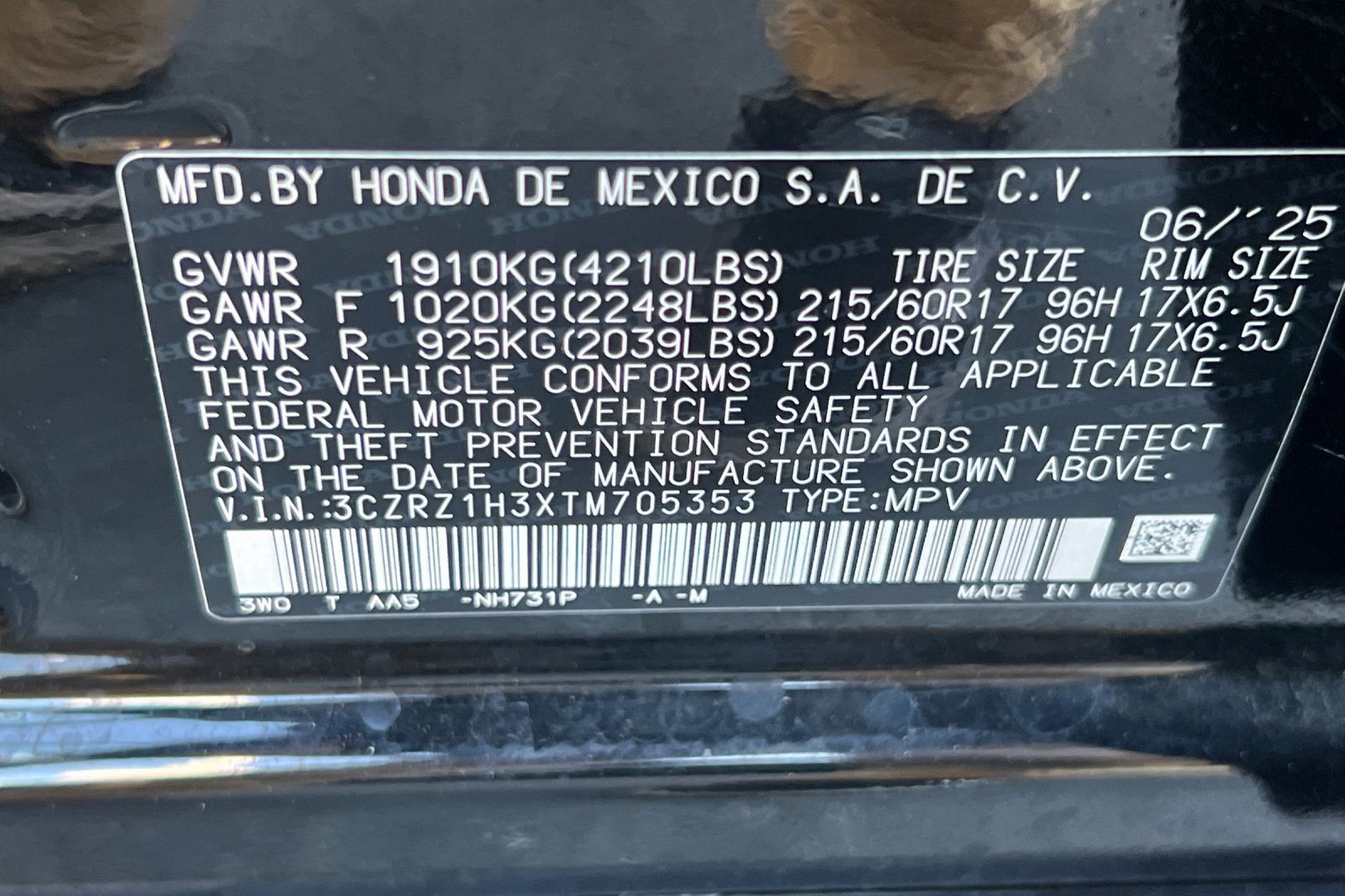Used 2026 Honda HR-V LX image 28