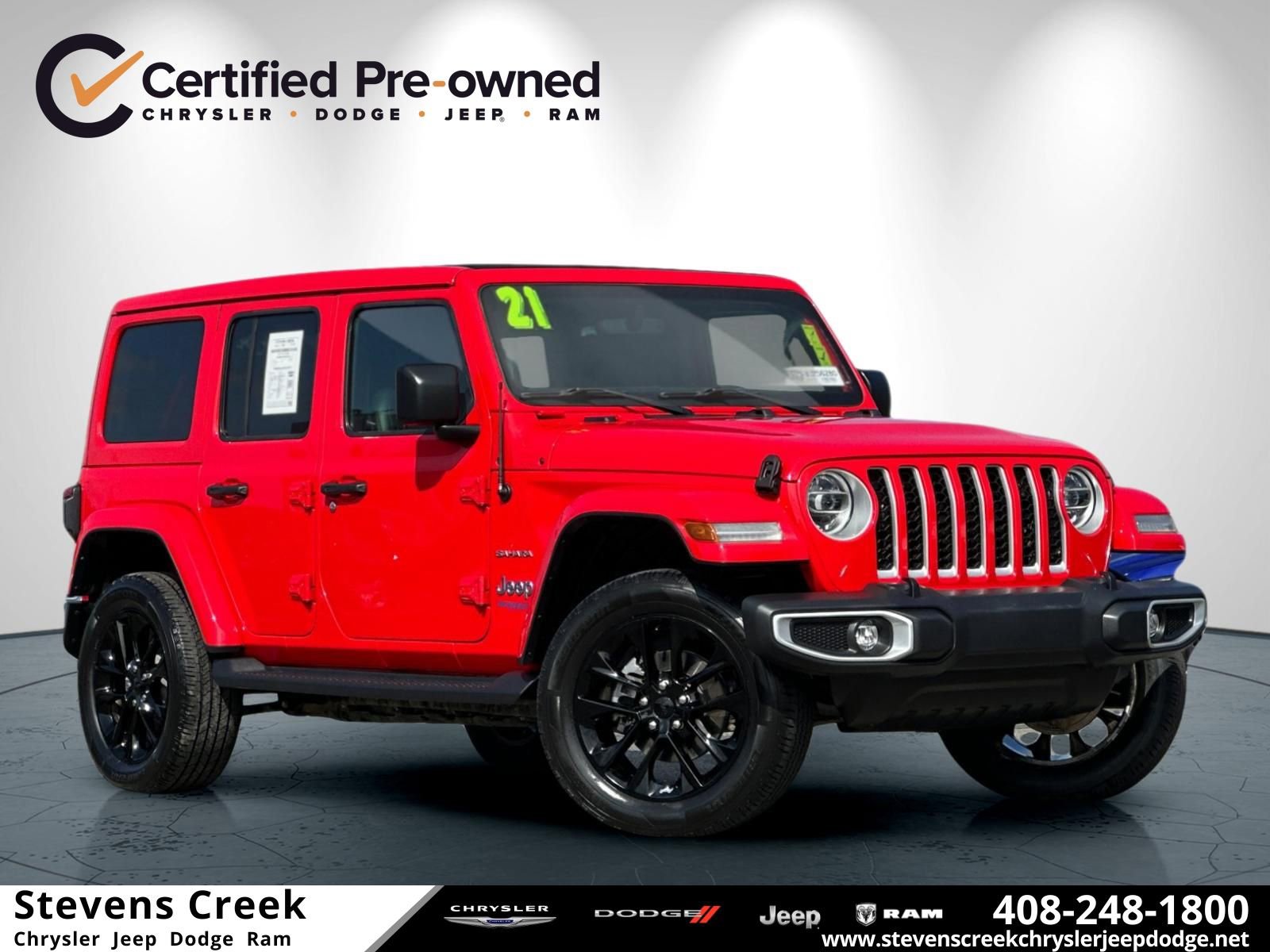 Used 2021 Jeep Wrangler Unlimited Sahara w/ Cold Weather Group image 1