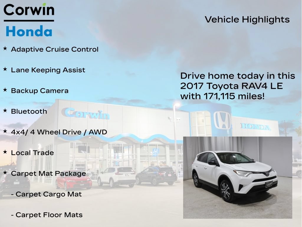 Used 2017 Toyota RAV4 LE w/ Carpet Mat Package FWD image 6